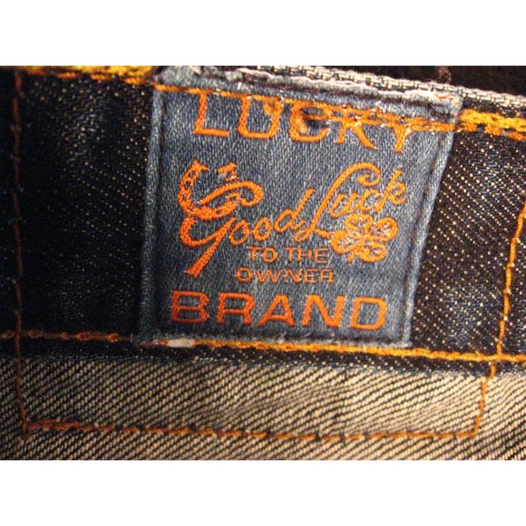 Lucky Brand Victory Rider Womens Jeans 30x31 MEASURED tag 4/27 LOW RISE Blue - Picture 10 of 12